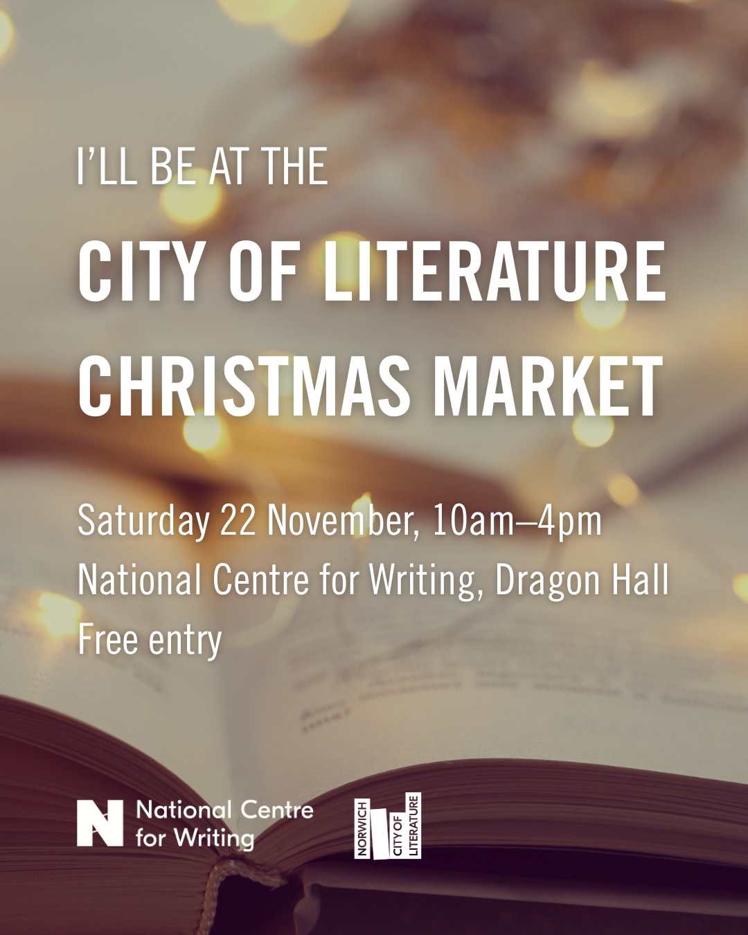 Come meet me in Norwich!